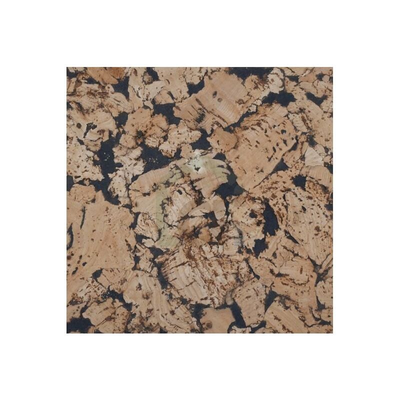 Dalles à coller en liège pour décorer ses murs, Métal - 600 x 300 x 3mm = 1.98m²