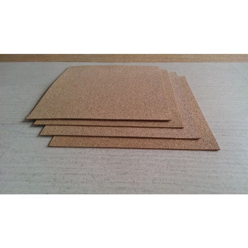 Dalles de liège en sous-couche ou parement mural, Standard - 1000 x 500mm, 25 dalles = 12.5m²