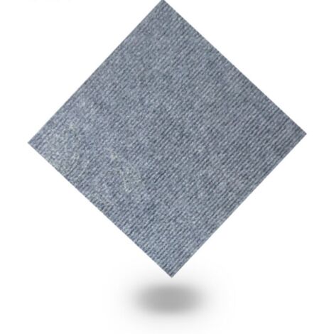Dalles de moquette antistatiques et insonorisantes Can Can Individual Gris clair 28 x 28 cm