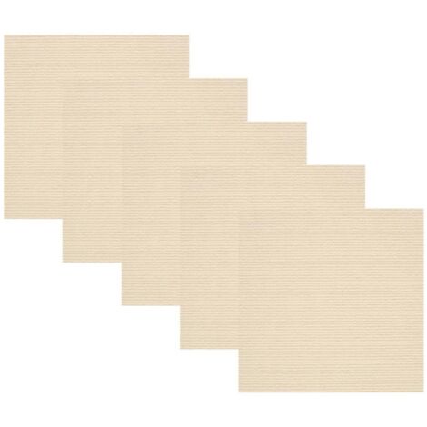 Dalles de moquette autocollantes 30x30cm - Tapis de sol faciles à installer, blanc crème