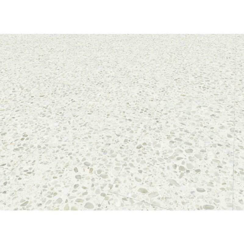 Senso Clic Premium 1518 Chaliki Verde Gerflor Dalle pvc à clipser terrazzo 49 x 98 cm