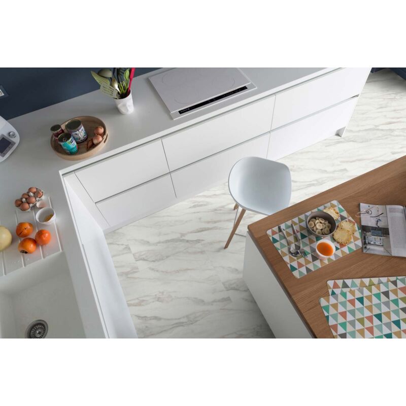 Senso Clic Premium 1516 Neo Marble Dalle pvc clipsable 49 x 98 cm - Gerflor