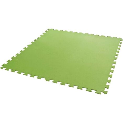 Dalles de sol vertes 78 x 78 cm 9 pièces