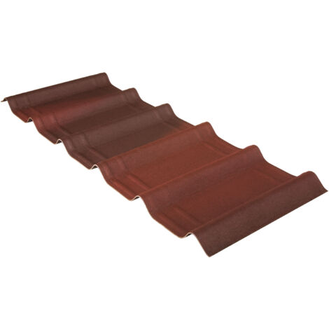 Dalles d'onde pour les toits ondulines  brown