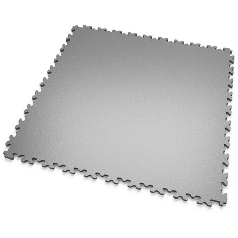 DALLES MOSAIK PVC Gris-Clair - GARAGE, ATELIER - Épaisseur 7mm Surface Lisse - Gris-Clair