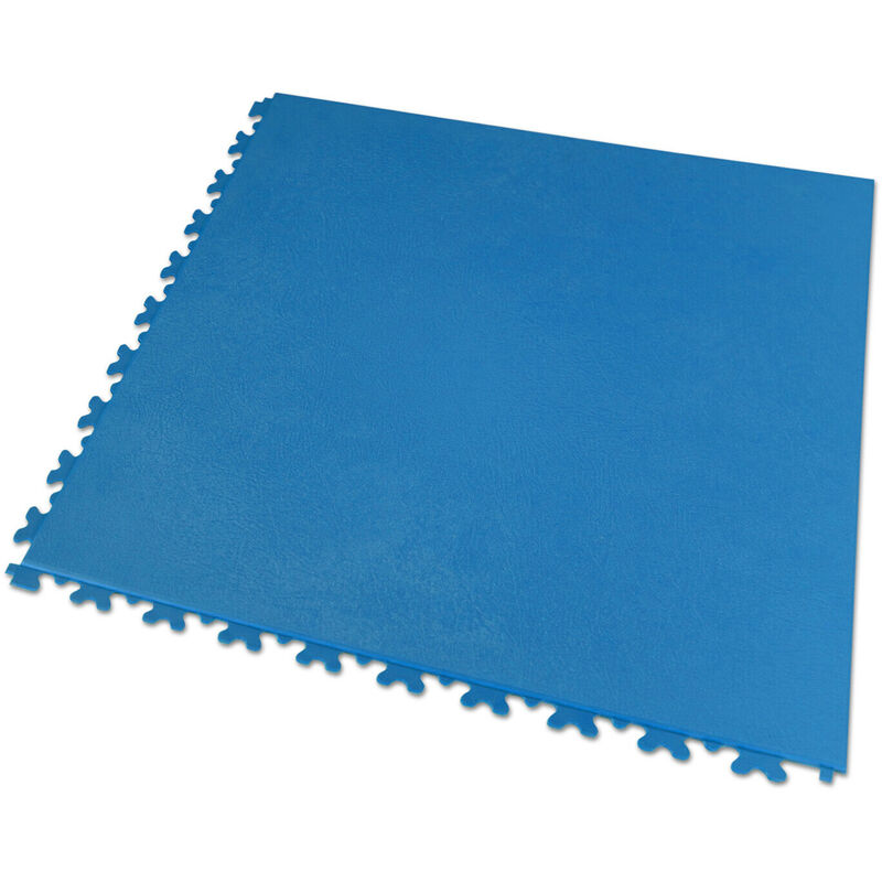 Mosaik Floor - dalles mosaik pvc joints invisibles Bleu - garage, atelier - Épaisseur 5mm - Bleu