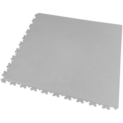 DALLES MOSAIK PVC JOINTS INVISIBLES Gris-Clair - GARAGE, ATELIER - Épaisseur 7mm - Gris-Clair