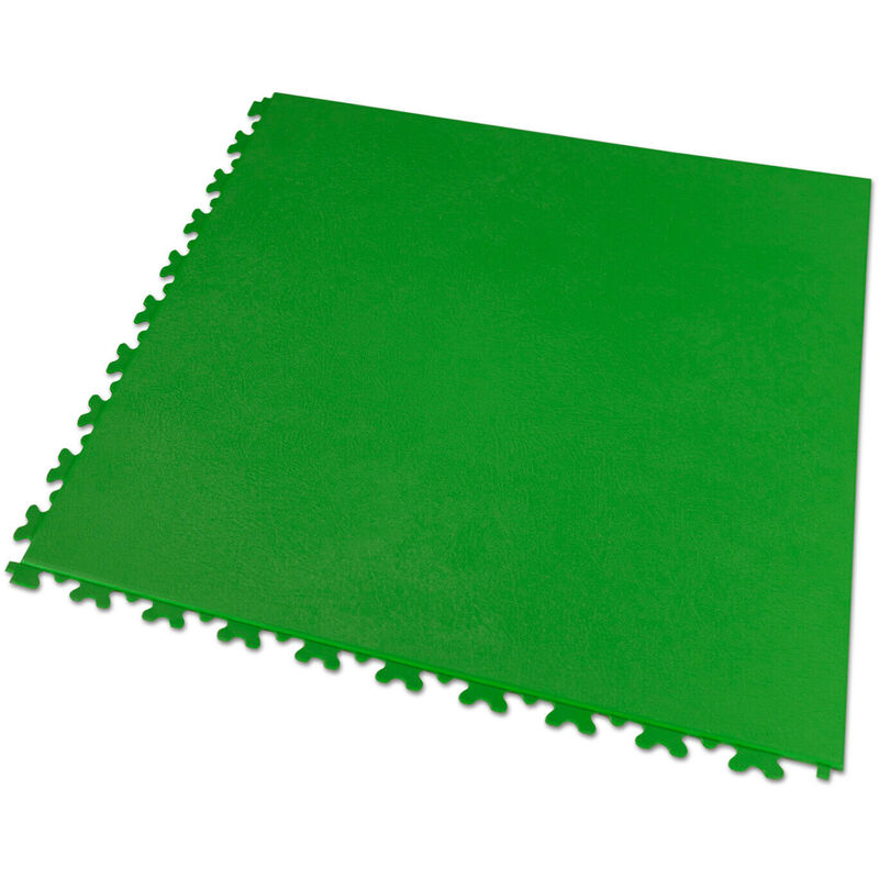 DALLES MOSAIK PVC JOINTS INVISIBLES Vert - GARAGE, ATELIER - Épaisseur 7mm - Vert