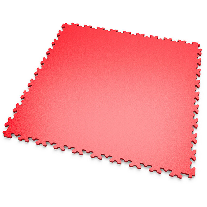 Mosaik Floor - dalles mosaik pvc Rouge - garage, atelier - Épaisseur 7mm Surface Lisse - Rouge
