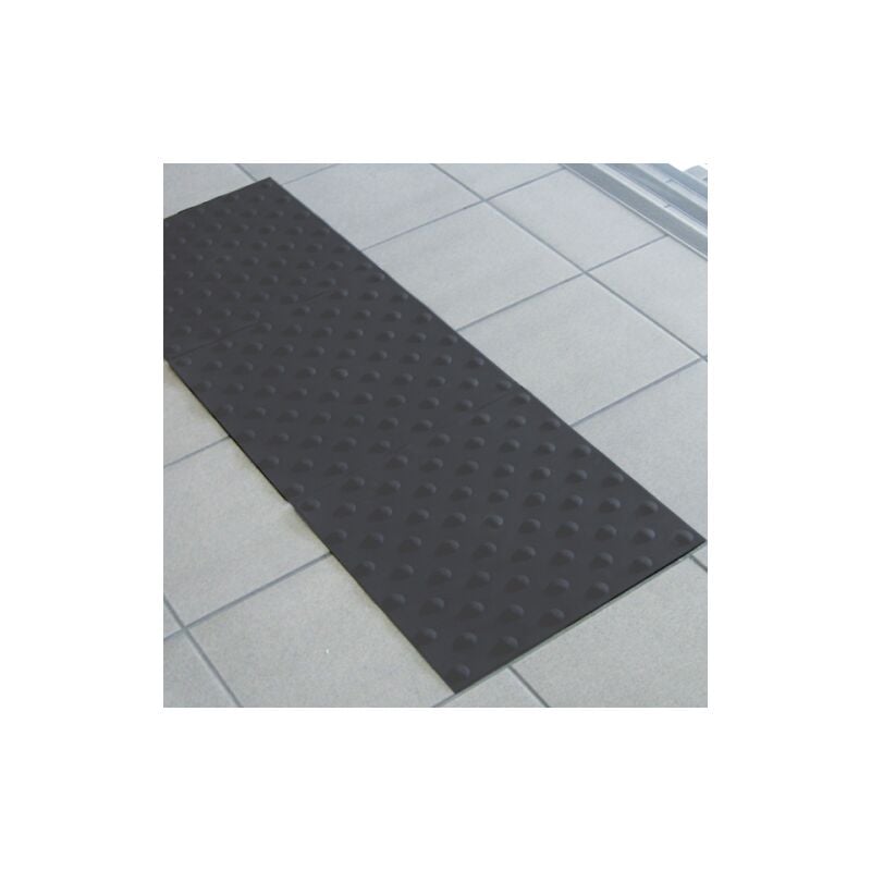 Dinac - Dalle podotactile 450 x 412 mm DV10 tpu Noir Noir