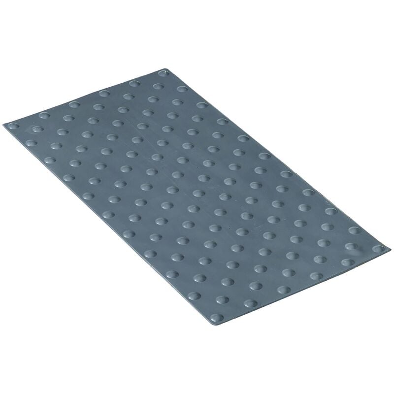Romus - Dalle Podotactile Adhésive Caoutchouc - 82x40cm Couleur: Gris foncé