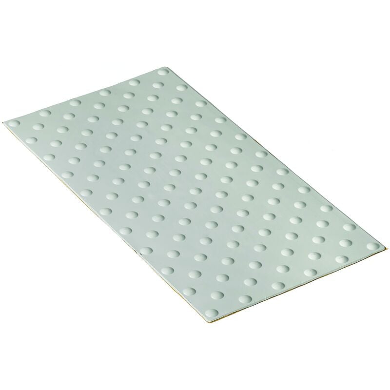 Romus - Dalle Podotactile Adhésive Caoutchouc - 82x40cm Couleur: Gris clair