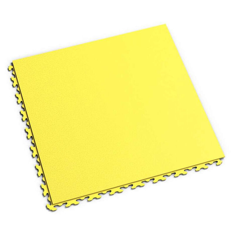 Dalles PVC Jaune ' ' avec Jointures INVISIBLES | Usage Professionnel et Domestique | Garage, Atelier, Usine, Entrepôt, Magasin, Salle de Sport