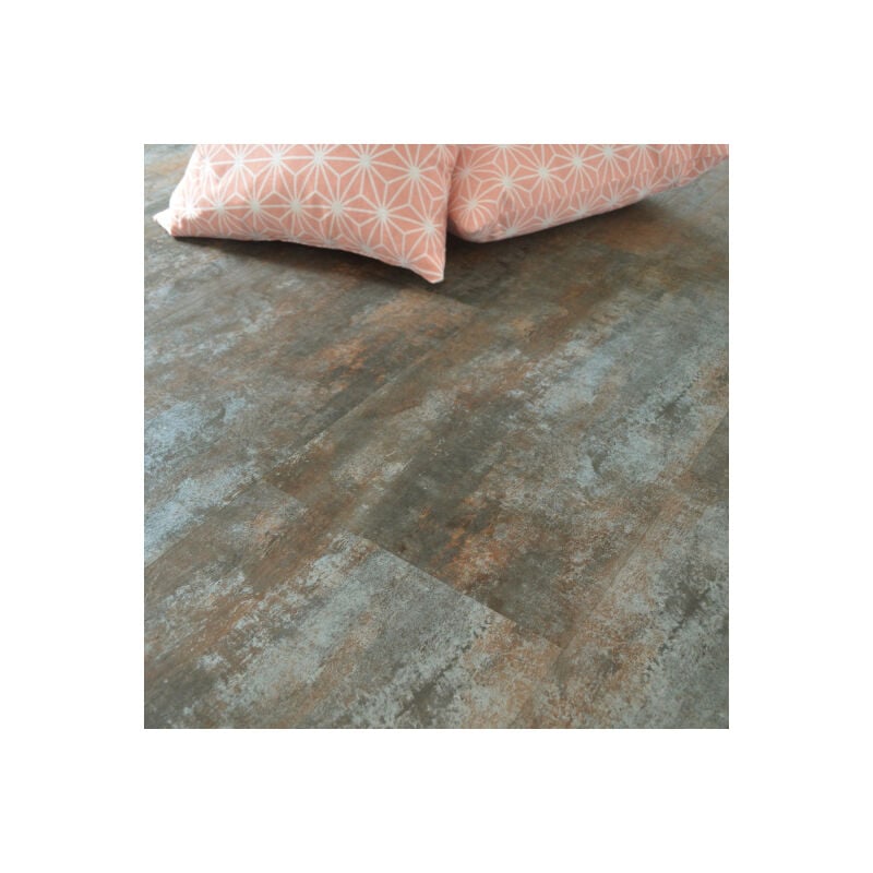 Dalle sol pvc Clipsable Mix and Match - Click 5G - Acier vintage - Paquet de 1,49m²