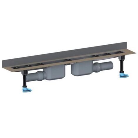 DALLMER caniveau de douche CeraLine 2 W, 1200mm, DN 50 hauteur