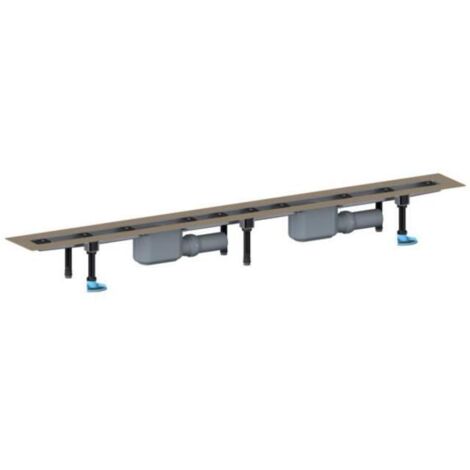 DALLMER caniveau de douche CeraLine F 1500mm, DN 50 Hauteur