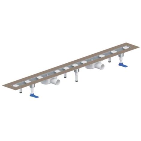 DALLMER caniveau de douche CeraLine Nano 2 caniveaux, F 1000mm,
