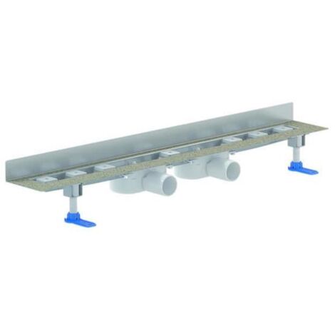 DALLMER caniveau de douche CeraLine Nano 2 caniveaux, L 1200mm,