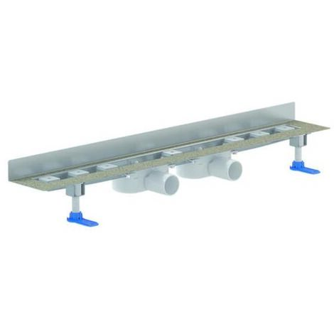 DALLMER caniveau de douche CeraLine Nano 2 caniveaux, L 1200mm,