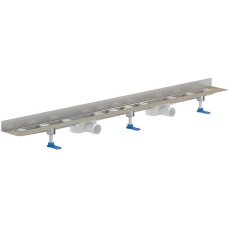 DALLMER caniveau de douche CeraLine Nano W 1600mm, DN 50 hauteur