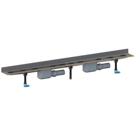 DALLMER caniveau de douche CeraLine W 2000mm, DN 50 Hauteur