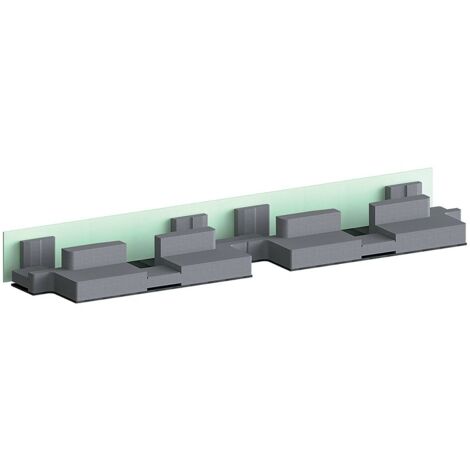 Dallmer DallFlex Duo Schallschutzelement, 900x196,5x75mm