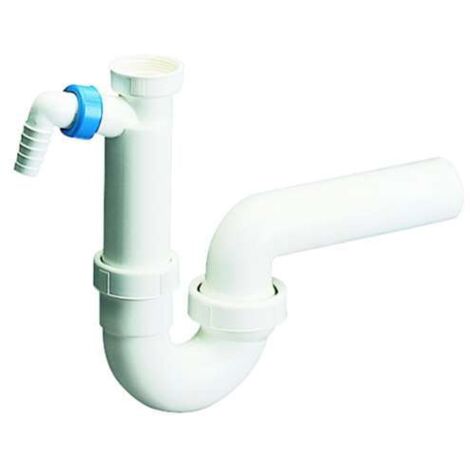DALLMER Röhren-Siphon 100/1 SLRS, m. Rückflusssperre, 1 1/2" x DN 50, 022226