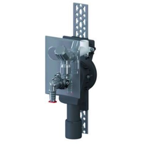 DALLMER Wandeinbau-Waschgeräte-Siphon 406 senkrecht, DN 40/DN 50, 130648