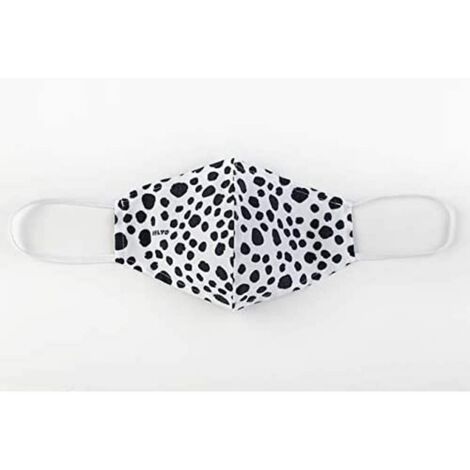 Dalmata - Maschera per adulti igienica riutilizzabile, omologata UNE 0065 bianca