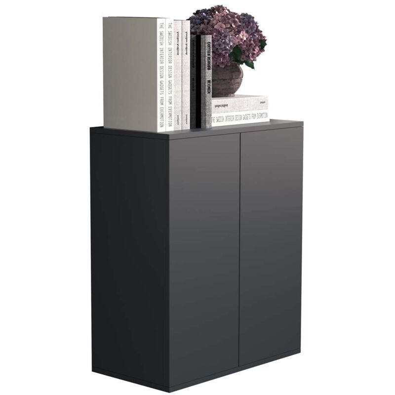 Ebuy24 - Commode et sideboard Dalosa h. 73 x l. 60 x p. 32 cm Anthracite