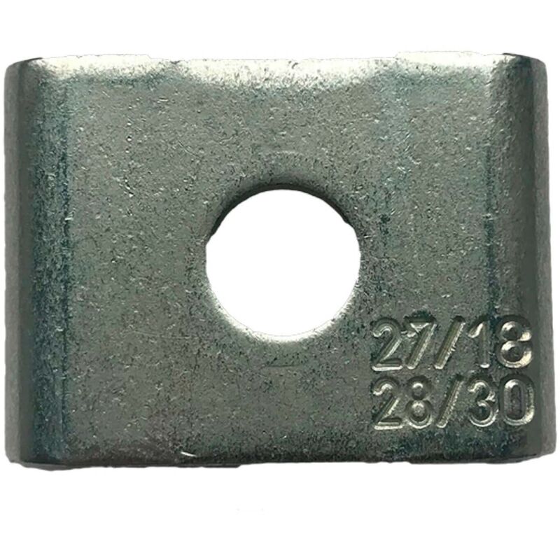 Dalsys - pince de maintien pour rail de montage argent, à utiliser sur un rail d'installation, acier galvanisé, diverses tailles - 27-18 / 28-30, 100