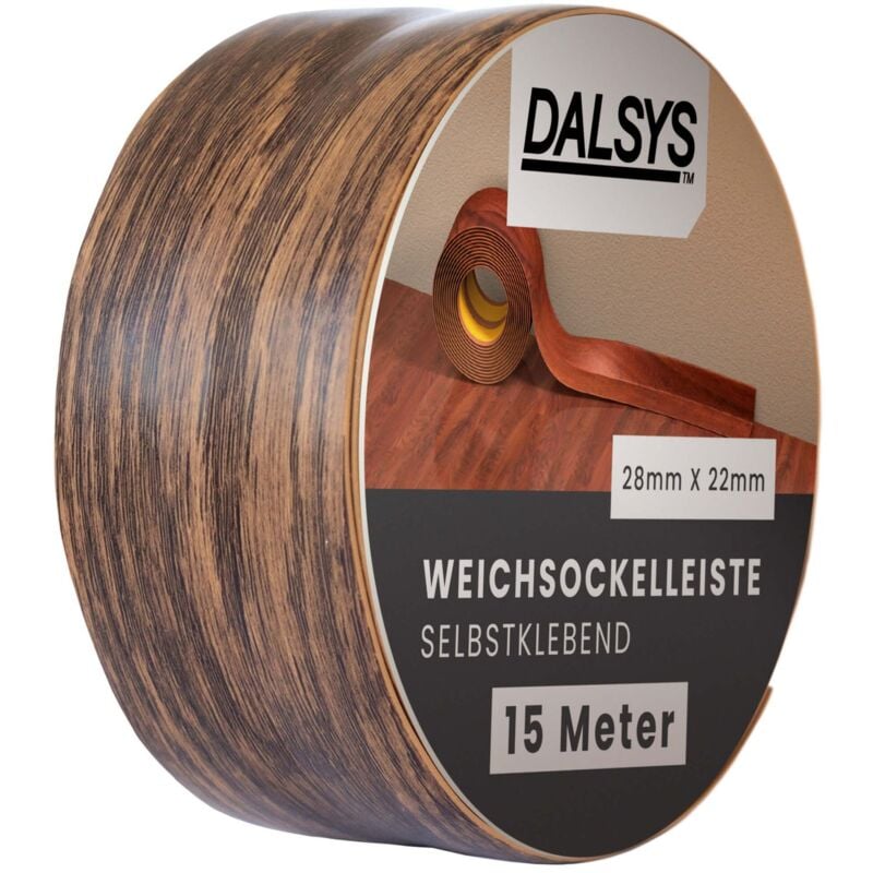 Plinthe souple autocollante plinthe adhésive, plinthe de finition pour joints dans le séjour, la cuisine, la salle de bain, en pvc synthétique