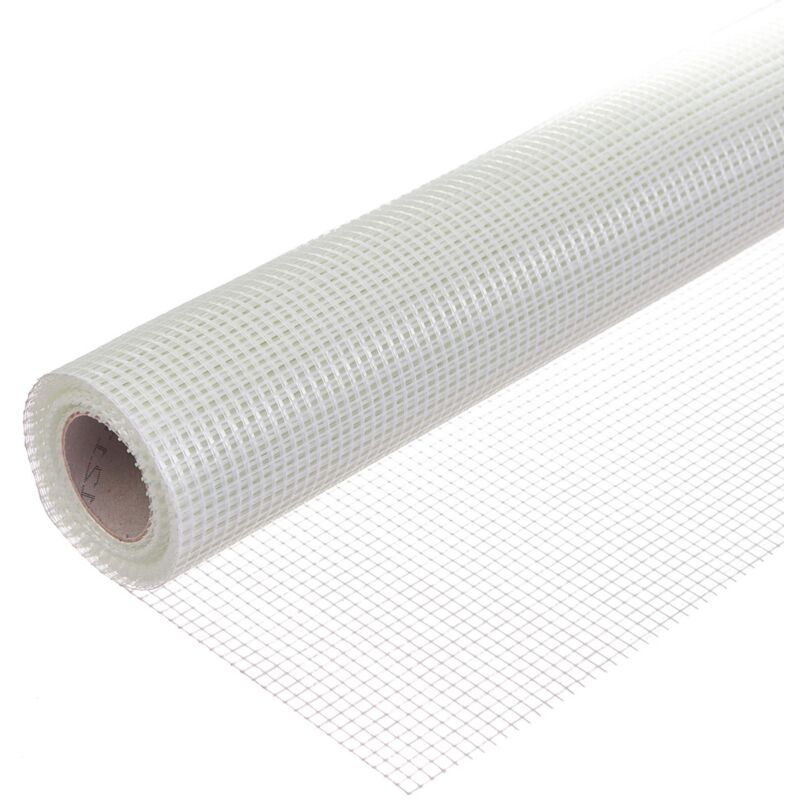 Tissu de renfort 75 g/m² tissu intérieur tissu plâtre blanc, tissu plâtre intérieur - 1 rouleau de 50m - Dalsys