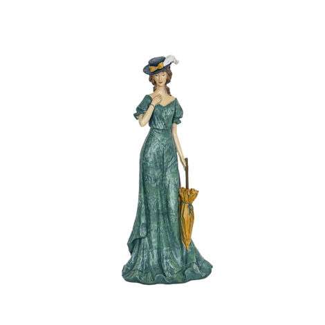 Dame Elegante Harzfigur 16x14x40cm