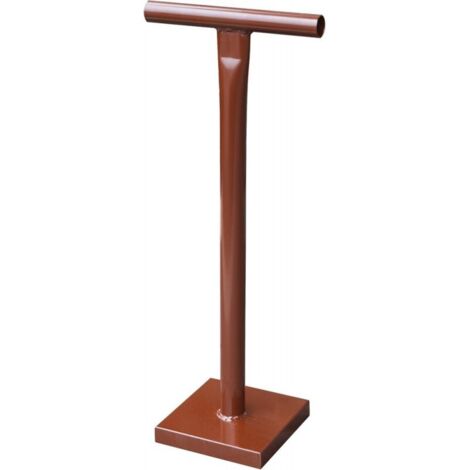 Dame macon 200x200x30mm – Pour compactage béton et sol – Plaque de base 30 mm – Tube en acier T poignée
