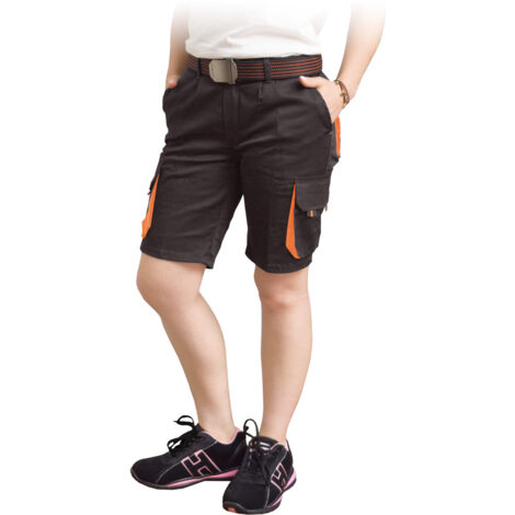 Damen Arbeitshose kurz Schwarz XXL