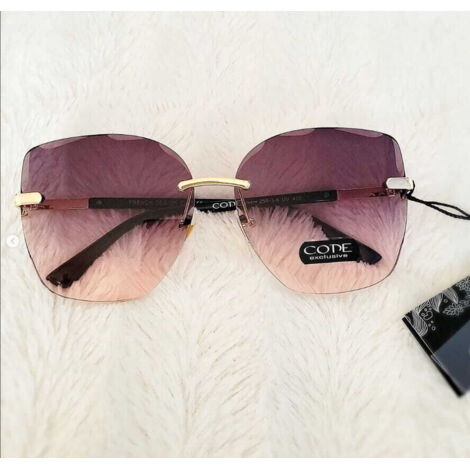 Damen-Cat-Eye-Computerbrille mit Blaulichtfilter, Zero-Frame-Gläser, 25842