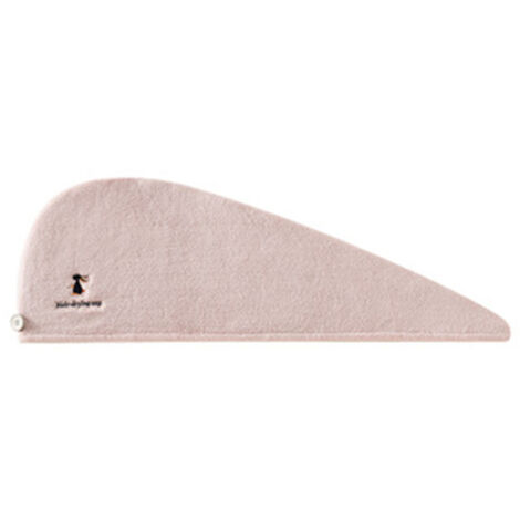 Damen-Haar-Badetuch aus rosa Kaninchenfell, verstellbar, atmungsaktiv, komfortabel, schnelltrocknend, aus Fleece