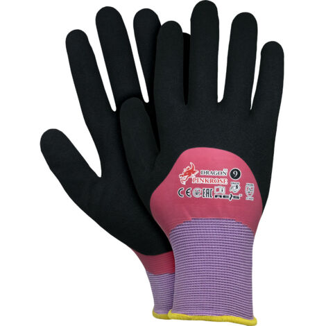 Damen Handschuhe Latex PINKROSE 8