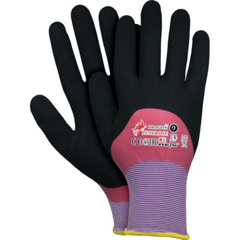 Damen Handschuhe Latex PINKROSE 9