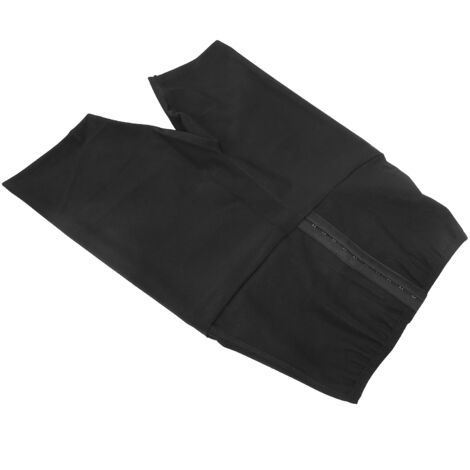 Damen-Sportshorts mit hohem Bund, formgebend und mit Knopfdetails für Yoga und Sauna, Größe 2XL/3XL