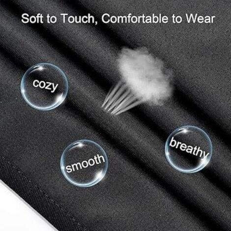 Damenschürze, schwarze Damenschürze mit 2 Taschen, wasserdichte Küchenschürze, Kochschürze für Küche und Gartenarbeit, 2 Stück