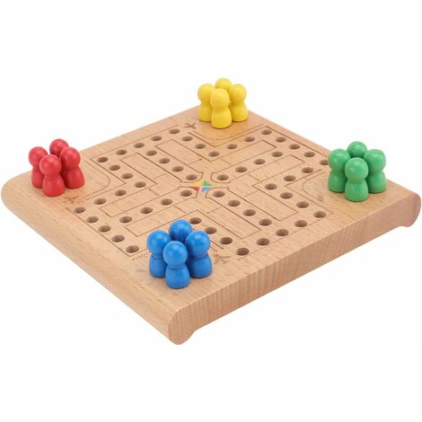Dames en bois traditionnel jeu de société de stratégie Puzzle classique jouets jeux de Table pour la famille adultes enfants aînés jouets