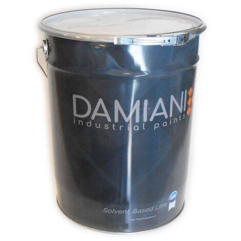 Damiani 25kg fondo protettivo antiruggine per ferro, colori bianco - ral 9003