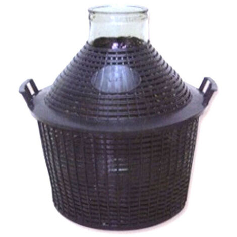 Damigiana Bocca Larga Rivestimento Plastica L 5
