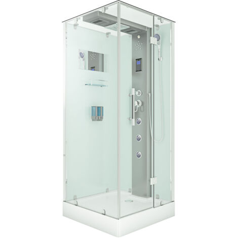 AcquaVapore DTP8060-7302L Dusche Dampfdusche Duschtempel Duschkabine 120x80 
