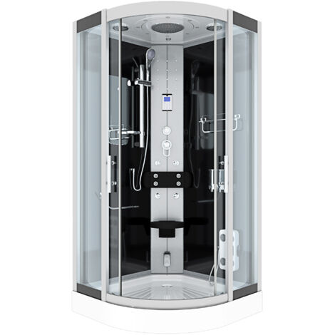 Dampfdusche Duschtempel Sauna Dusche Duschkabine D46-13T2 90x90 cm ohne 2K Scheiben Versiegelung