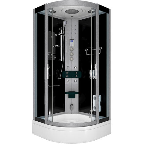 Dampfdusche Duschtempel Sauna Dusche Duschkabine D46-63T3-EC 100x100 cm
