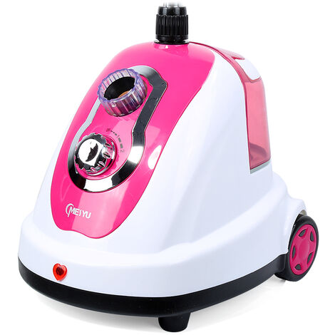 Dampfglätter 1700W Dampfbügelstation Dampfstation Vertikal Dampfbürste Rosa