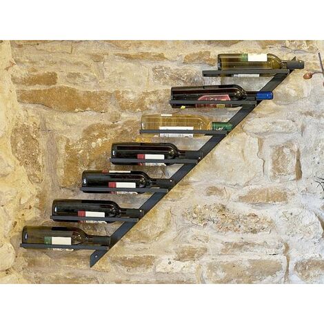 DanDiBo Scaffale Vino Colonna di Fiori “Oktave” 100 cm Supporto Bottiglie  Metallo Scaffale Porta Bottiglie